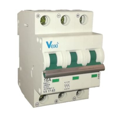 Magnetotérmico Corriente Continua 3 Polos