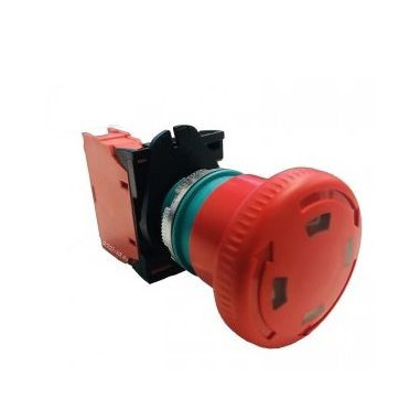 Pulsador de emergencia con señalización de estado