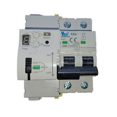 Magnetotérmico bipolar rearmable