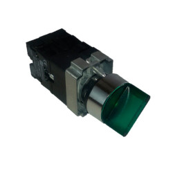 Selector Eléctrico Luminoso 3 posiciones fijas verde
