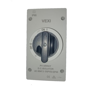 Interruptor-seccionador pv 1000V 32 Amp en caja