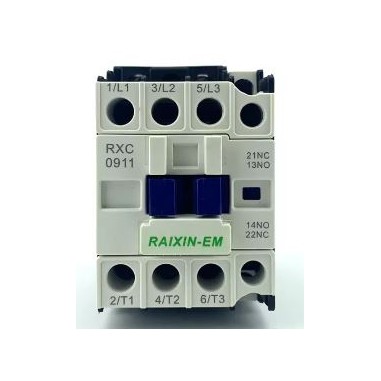 Contacteurs tripolaires 1NE + 1NC AC...