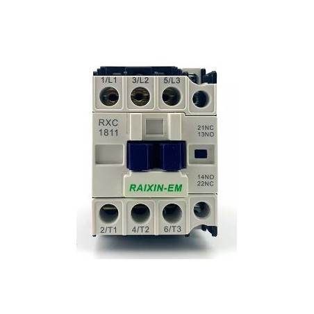 Contacteurs tripolaires 1NE + 1NC AC exécutant