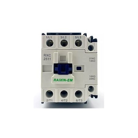 Contacteurs tripolaires 1NE + 1NC AC exécutant