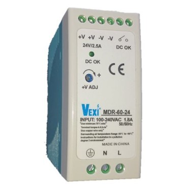 Fournitures d'alimentation 24VCC 60W...