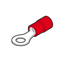 Terminal de anilla cable 0,25-1,5 mm²