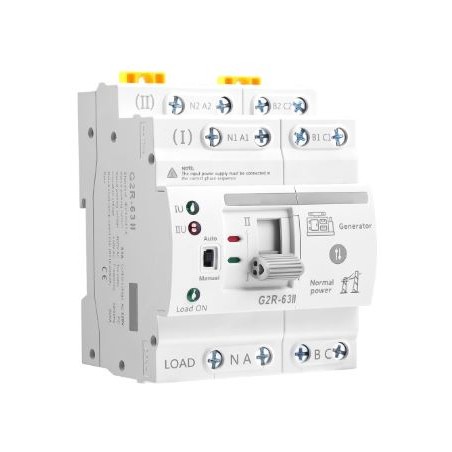 Conmutador automático de redes 4P 63 AMP