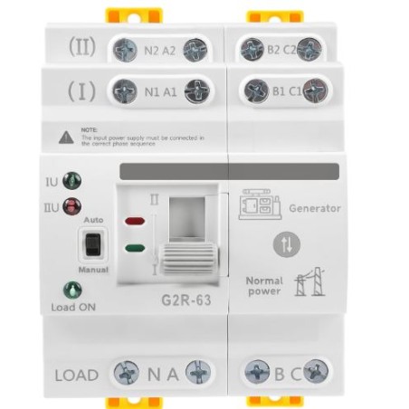 Interruttore di rete automatico 4P 63 amp