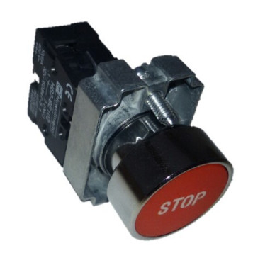Pulsador Metálico Marcado STOP