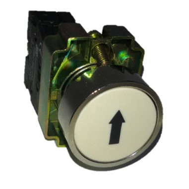 Pulsador Metálico Marcado Con Flecha