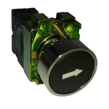 Pulsador Metálico Marcado Con Flecha