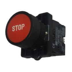 Pulsador de Plástico Marcado STOP