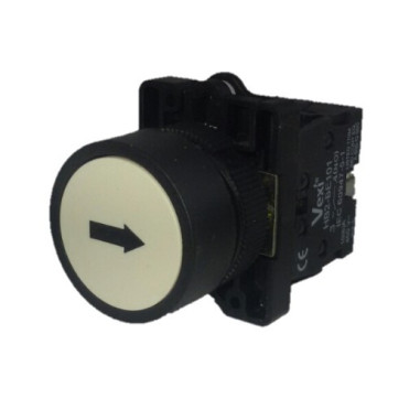 Pulsador de Plástico Marcado con Flecha