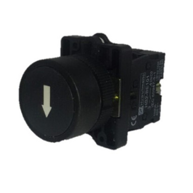 Pulsador de Plástico Marcado con Flecha