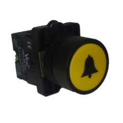 Pulsador de Plástico Marcado Alarma