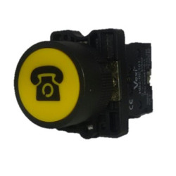 Pulsador de Plástico Marcado Auxilio