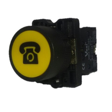 Pulsador de Plástico Marcado Auxilio