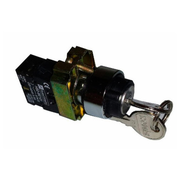 Selectores de Llave Metálicos 2 Posiciones