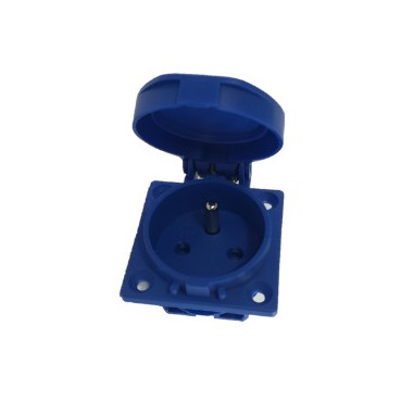 Base schuko de empotrar francesa