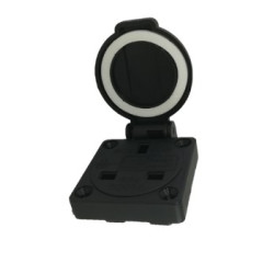 Base schuko de empotrar inglesa