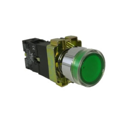 Pulsadores luminosos metálicos