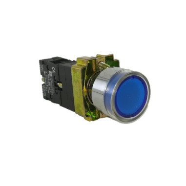 Pulsadores luminosos metálicos