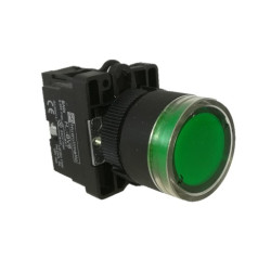 Pulsadores luminosos de plástico