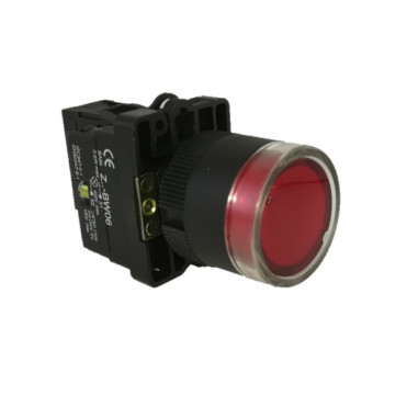 Pulsadores luminosos de plástico