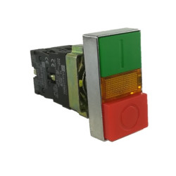 Pulsador doble luminoso