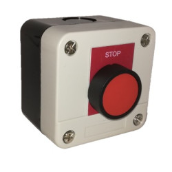 Caja pulsador paro