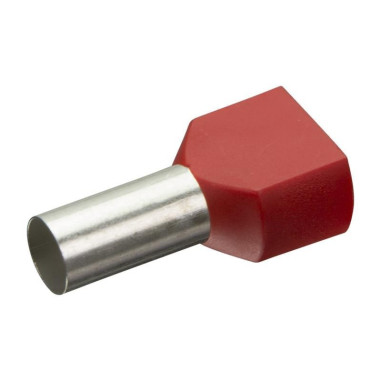 Puntera doble de 1 mm² (Bolsa 100 uds)