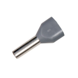 Puntera doble de 2,5 mm² (Bolsa 100 uds)