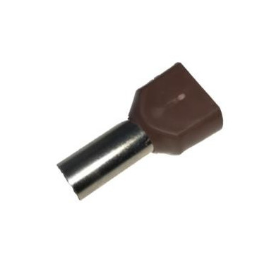 Puntera doble de 10 mm² (Bolsa 100 uds)