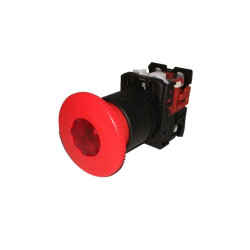 Pulsador de seta luminoso rojo